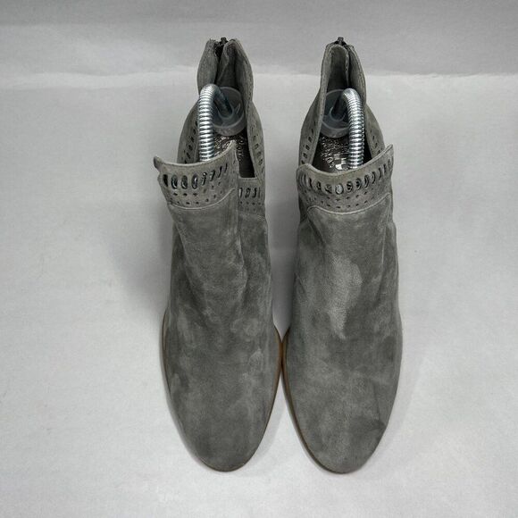 Vince Camuto Fileana Booties Women's Size 9.5 Split Shaft Suede Ankle Boots - Picture 3 of 15